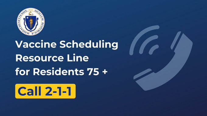 Vaccine Call Center Goes Live for 75 and Older